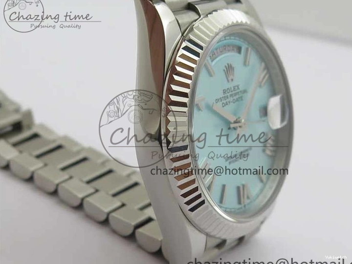 Day Tiffany Bp Maker on Best Dial Blue Roman 1:1 Bracelet 40 SS Edition SS A2836 Date 0408